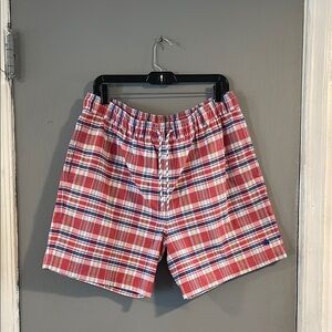 BROOKS BROTHERS Plaid Men's Swim Trunks Size L